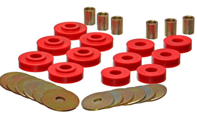 Energy Suspension GM Corvette Red Body Mount Set