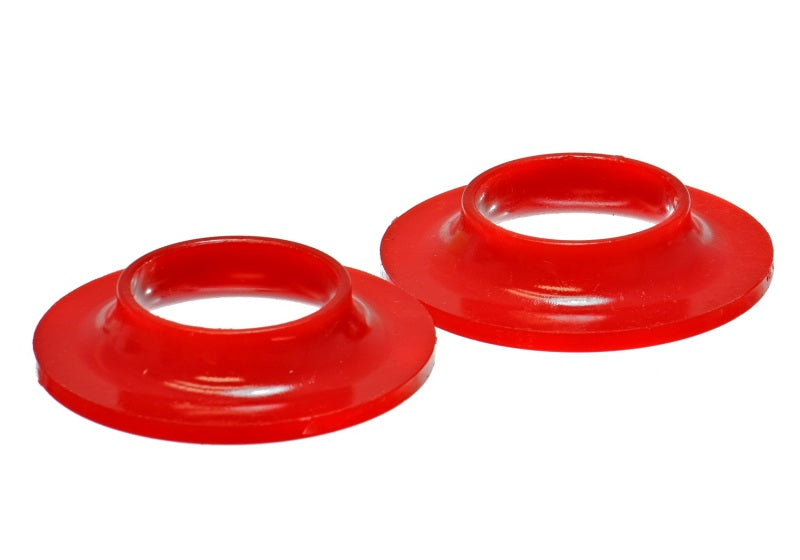 Energy Suspension Universal 2 1/8in ID 4 OD 13/16in H Red Coil Spring Isolators (2 per set)