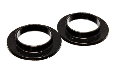 Energy Suspension Universal 2 3/16in ID 3 1/2in OD 11/16in H Black Coil Spring Isolators (2 per set)