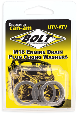 Bolt Engine Drain Plug Washer M18x24 Aluminum 5pk - Tires & Wheels