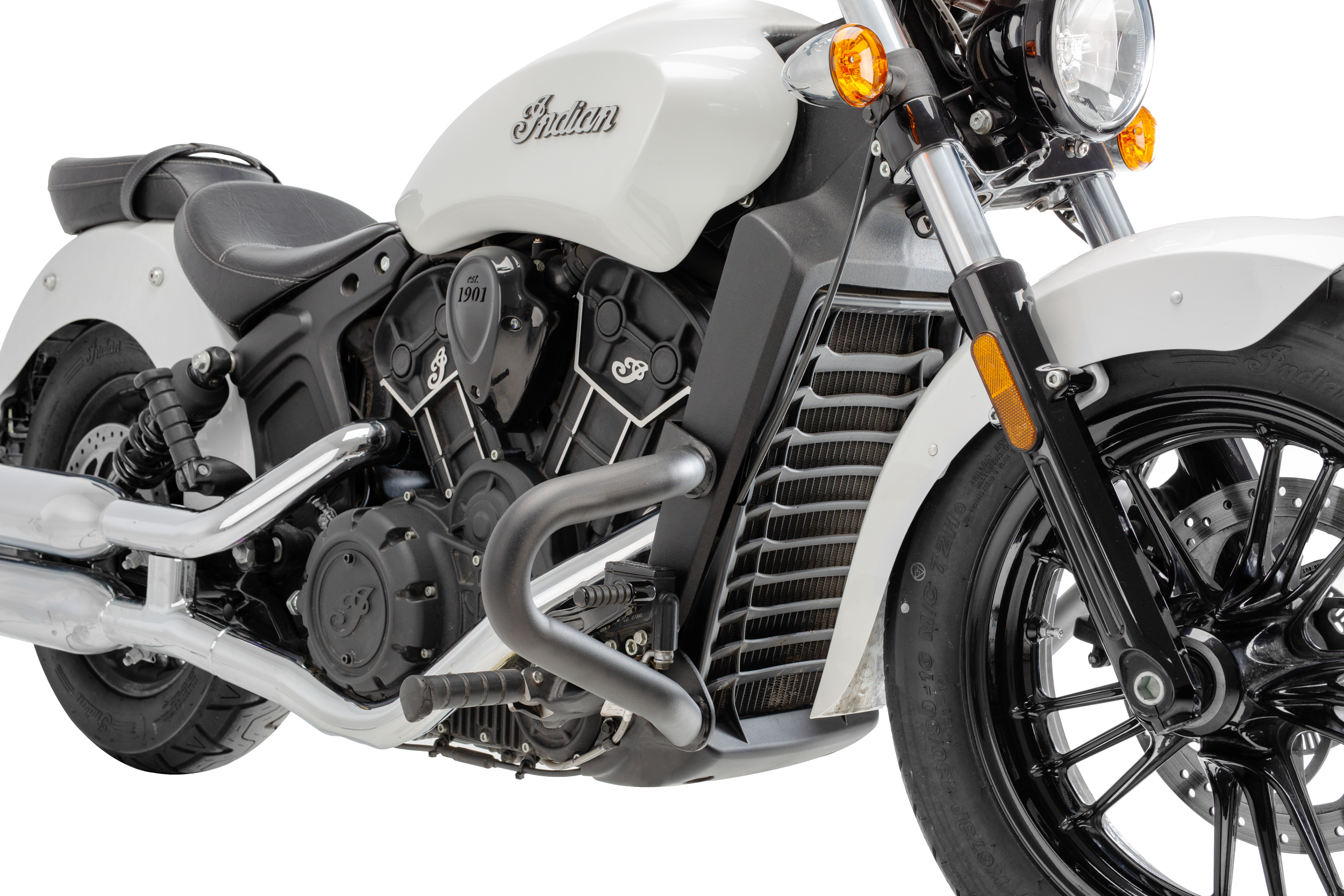 PUIG Engine Guards Mustache Black - Body