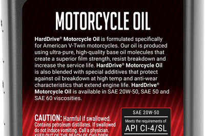 Harddrive Engine Oil 20w-50 1qt - Products