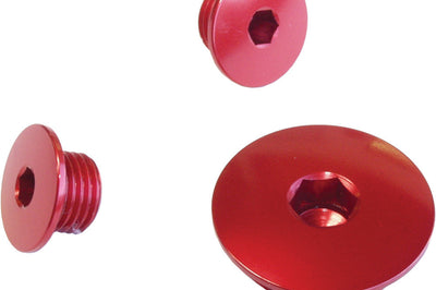 Works Engine Plugs Black - Red - Offroad Collection