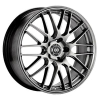 Enkei EKM3 18x8 5x112 Bolt Pattern 45mm Offset 72.6 Bore Dia Performance Hyper Silver Wheel - Wheels