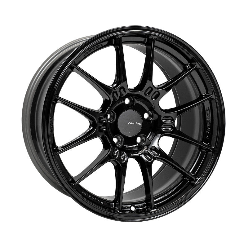 Enkei GTC02 18x9.5 5x114.3 40mm Offset 75mm Bore Gloss Black Wheel - Wheels