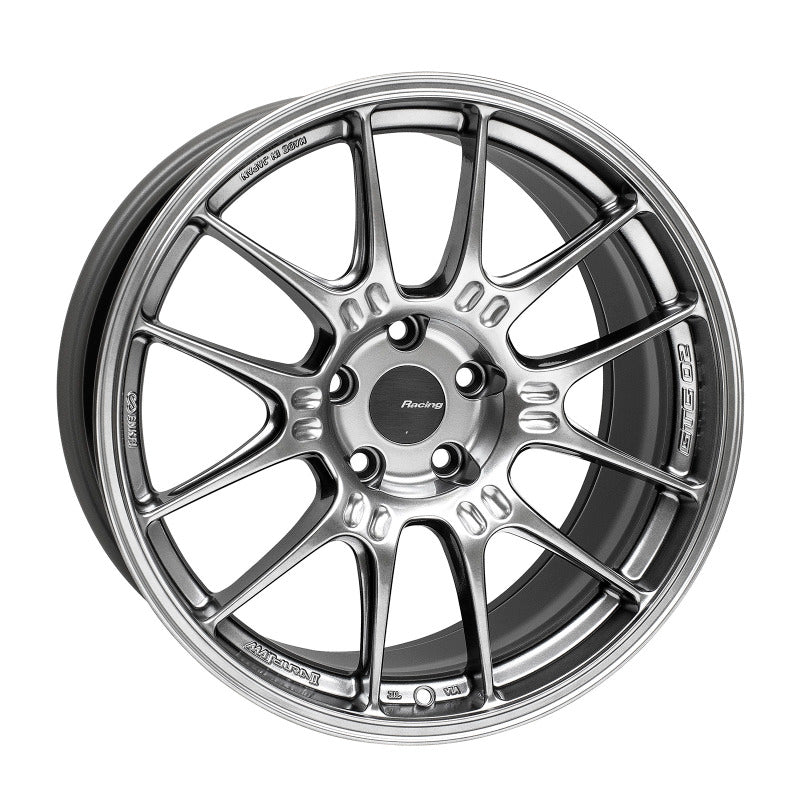 Enkei GTC02 18x9 5x112 25mm Offset 66.5mm Bore Hyper Silver Wheel - Wheels