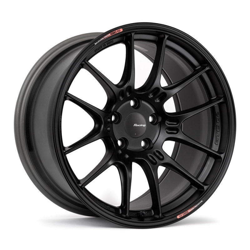 Enkei GTC02 19x9.5 5x120 27mm Offset 72.5mm Bore Matte Black Wheel - Wheels