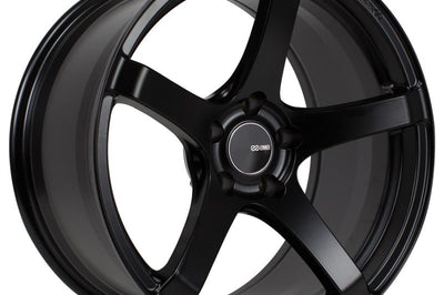 Enkei Kojin 17x8 35mm Offset 5x114.3 Bolt Pattern 72.6mm Bore Dia Matte Black Wheel - Wheels