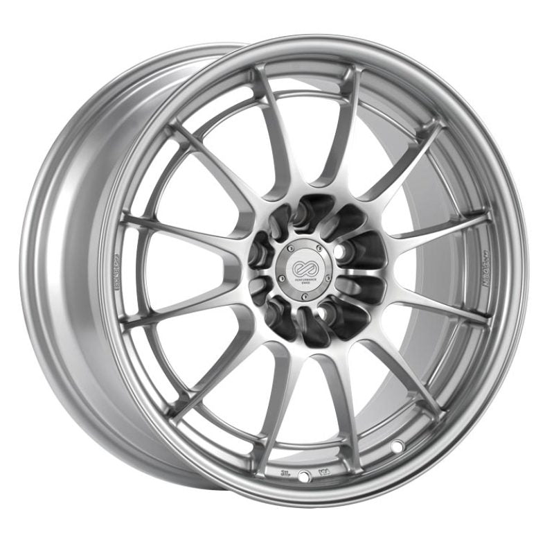 Enkei NT03 + M 18x10.5 5x114.3 30mm Offset 72.6mm Bore Silver Wheel - Wheels