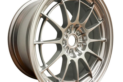 Enkei NT03 + M 18x9.5 5x108 40mm Offset 72.6mm Bore F1 Silver Wheel (MIN ORDER QTY 40) - Wheels