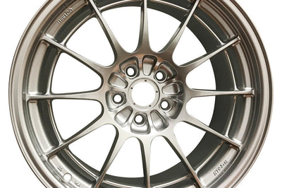 Enkei NT03 + M 18x9.5 5x108 40mm Offset 72.6mm Bore F1 Silver Wheel (MIN ORDER QTY 40) - Wheels