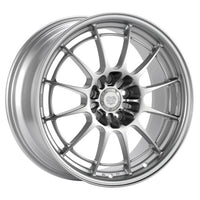 Enkei NT03 + M 18x9.5 5x114.3 27mm Offset 72.6mm Bore F1 Silver Wheel - Wheels