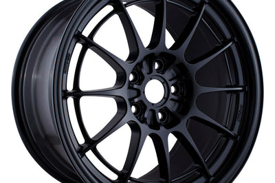 Enkei NT03 + M 18x9.5 5x114.3 40mm Offset 72.6mm Bore Black Wheel G35/350Z *MOQ 40 Wheels* - Wheels