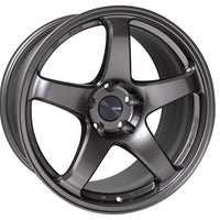 Enkei PF05 17x8 5x114.3 35mm Offset 75mm Bore Dark Silver Wheel - Wheels