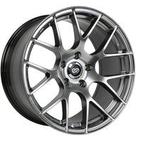 Enkei Raijin 18x9.5 35mm Offset 5x120 Bolt Pattern 72.6 Bore Diameter Hyper Silver Wheel - Wheels