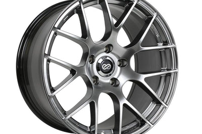 Enkei Raijin 19x8.5 38mm Offset 5x120 Bolt Pattern 72.6 Hub Bore Hyper Silver Wheel - Wheels