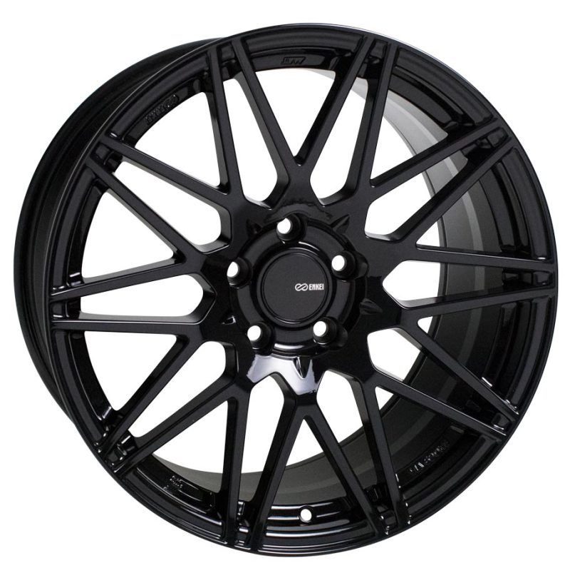 Enkei TMS 18x9.5 5x100 45mm Offset 72.6mm Bore Gloss Black Wheel - Wheels