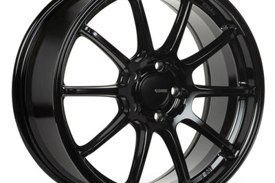 Enkei Triumph 18x8 5x100 45mm Offset 72.6mm Bore Gloss Black Wheel - Wheels