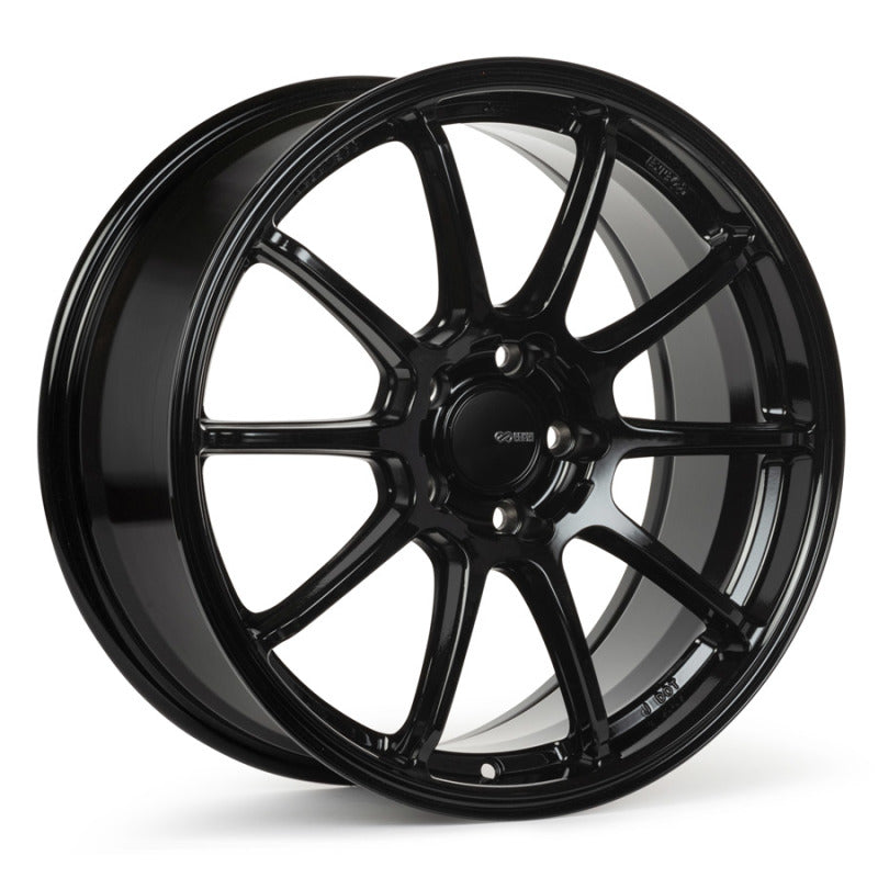 Enkei TRIUMPH 18x8 5x114.3 45mm Offset 72.6mm Bore Gloss Black Wheel - Wheels