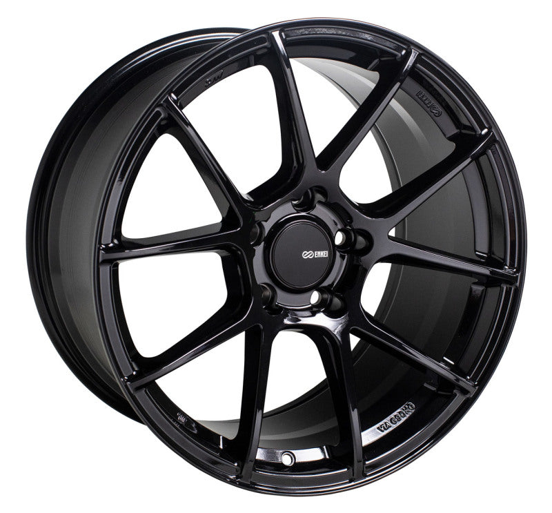 Enkei TS-V 18x8.5 5x120 38mm Offset 72.6mm Bore Gloss Black Wheel - Wheels