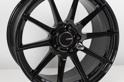 Enkei TS10 17x8 5x100 45mm Offset 72.6mm Bore Black Wheel - Wheels