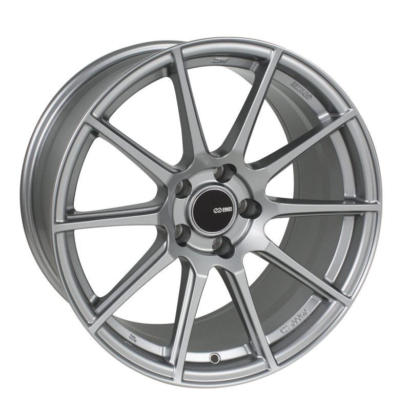 Enkei TS10 17x8 5x100 45mm Offset 72.6mm Bore Grey Wheel - Wheels