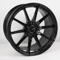 Enkei TS10 17x8 5x114.3 45mm Offset 72.6mm Bore Black Wheel - Wheels