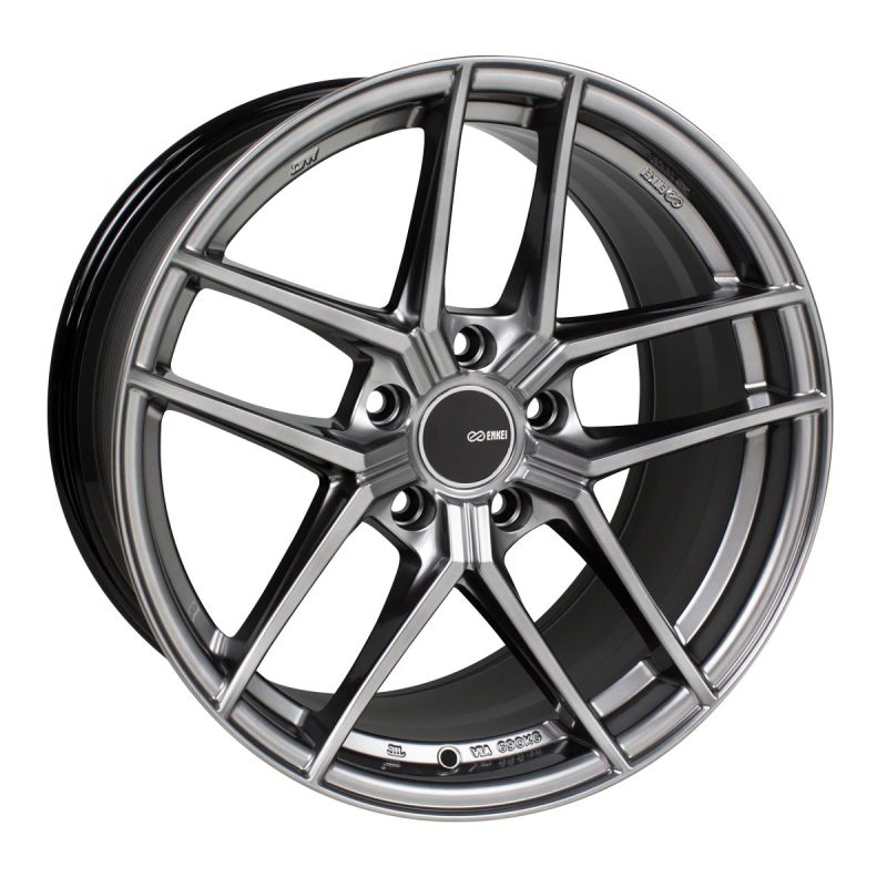 Enkei TY5 19x8.5 5x114.3 35mm Offset 72.6mm Bore Hyper Silver Wheel - Wheels