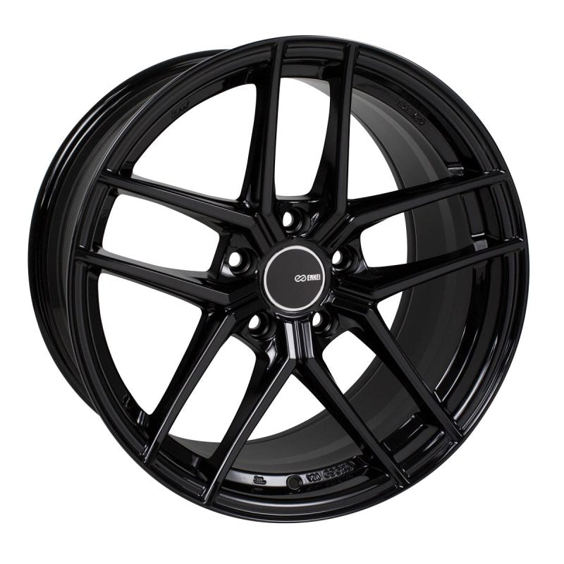 Enkei TY5 19x9.5 5x114.3 35mm Offset 72.6mm Bore Black Wheel - Wheels