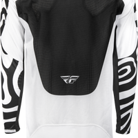 Fly Racing Evolution Dst Abyss Jersey White/black Xl - White/Black / 2X-Large