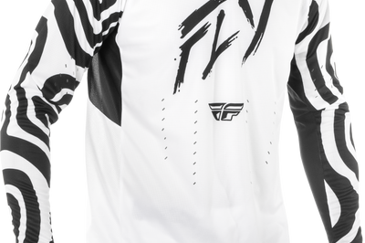 Fly Racing Evolution Dst Abyss Jersey White/black Xl - White/Black / Large