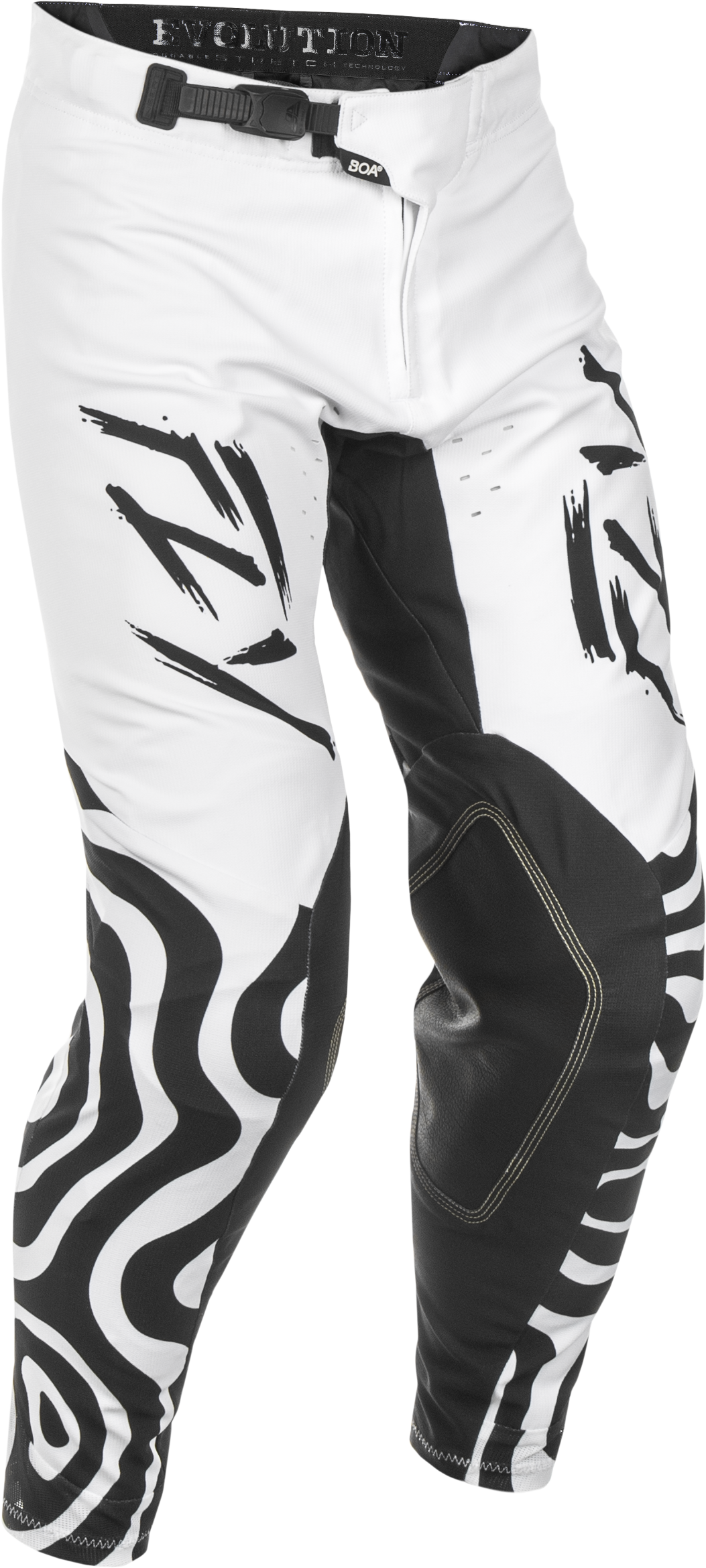 Fly Racing Evolution Dst Abyss Pants White/black Sz 38 - White/Black / US 30