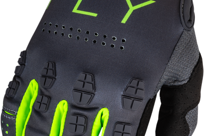 Fly Racing Evolution Dst Gloves Hi-vis/black Xs - Charcoal/Neon Green / X-Small - Watercraft Collection