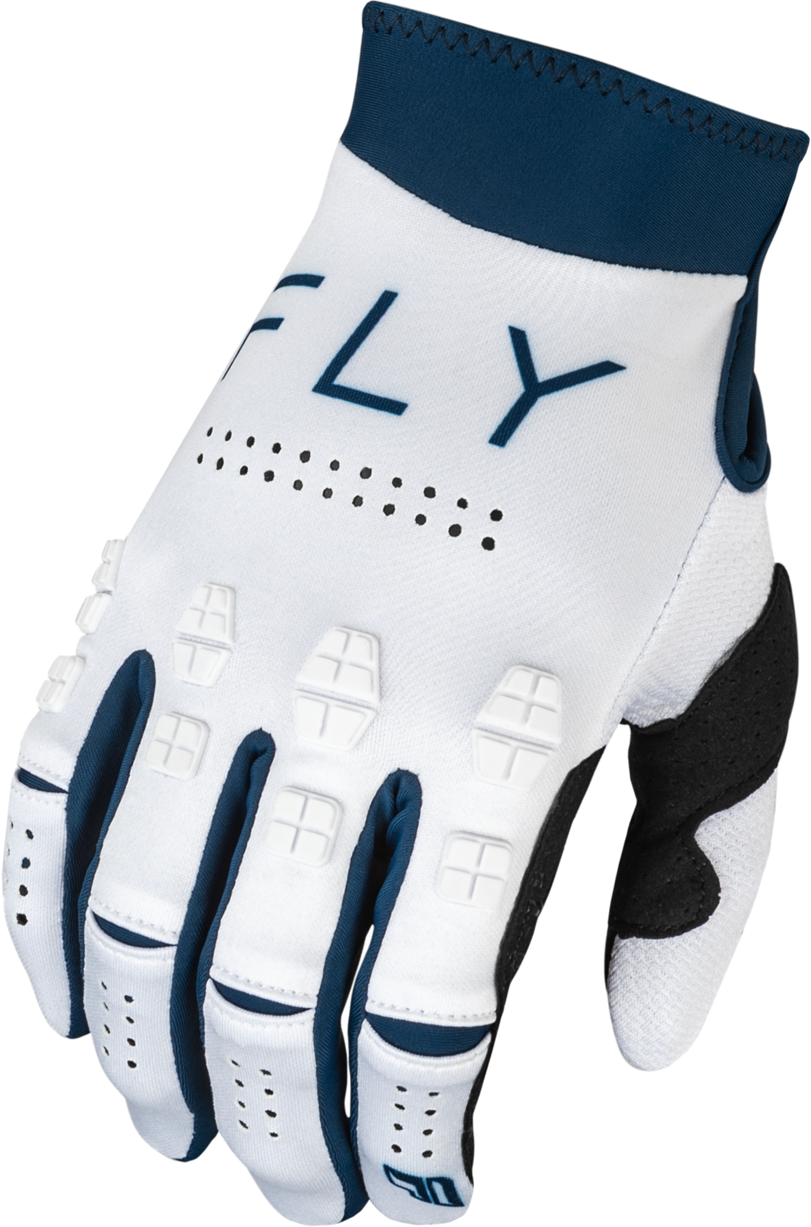 Fly Racing Evolution Dst Gloves Hi-vis/black Xs - White/Navy / Large - Watercraft Collection