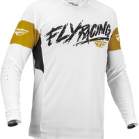 Fly Racing Evolution Dst L.e. Brazen Jersey White/gold/black Xl - White/Gold/Black / 2X-Large