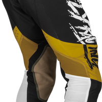 Fly Racing Evolution Dst L.e. Brazen Pants White/gold/black Sz 38 - White/Gold/Black / US 28
