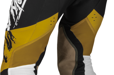 Fly Racing Evolution Dst L.e. Brazen Pants White/gold/black Sz 38