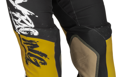 Fly Racing Evolution Dst L.e. Brazen Pants White/gold/black Sz 38 - White/Gold/Black / US 32