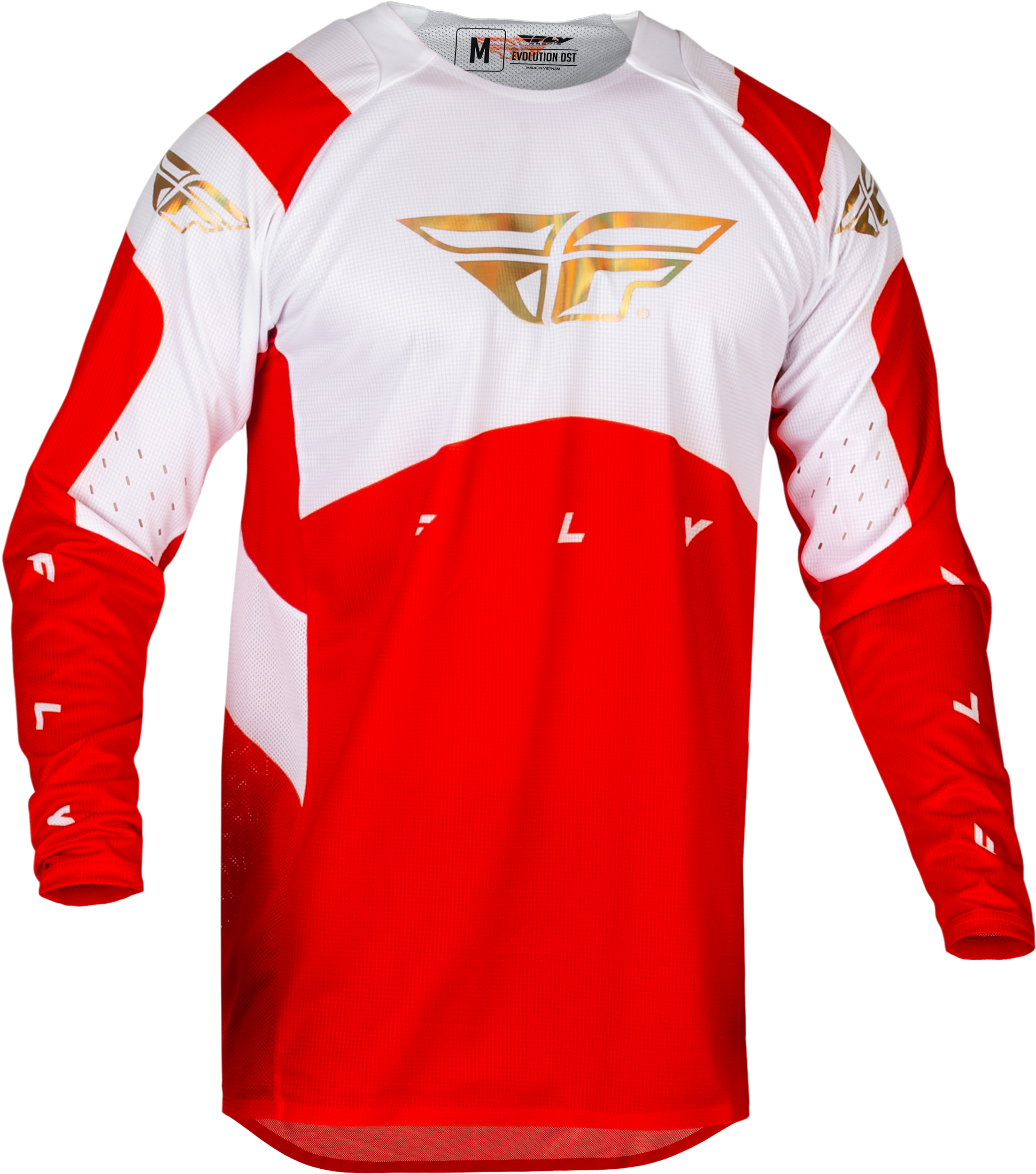 Fly Racing Evolution Dst Le Podium Jersey Red/wht/red Iridium Xl - Red/White/Iridium / Large