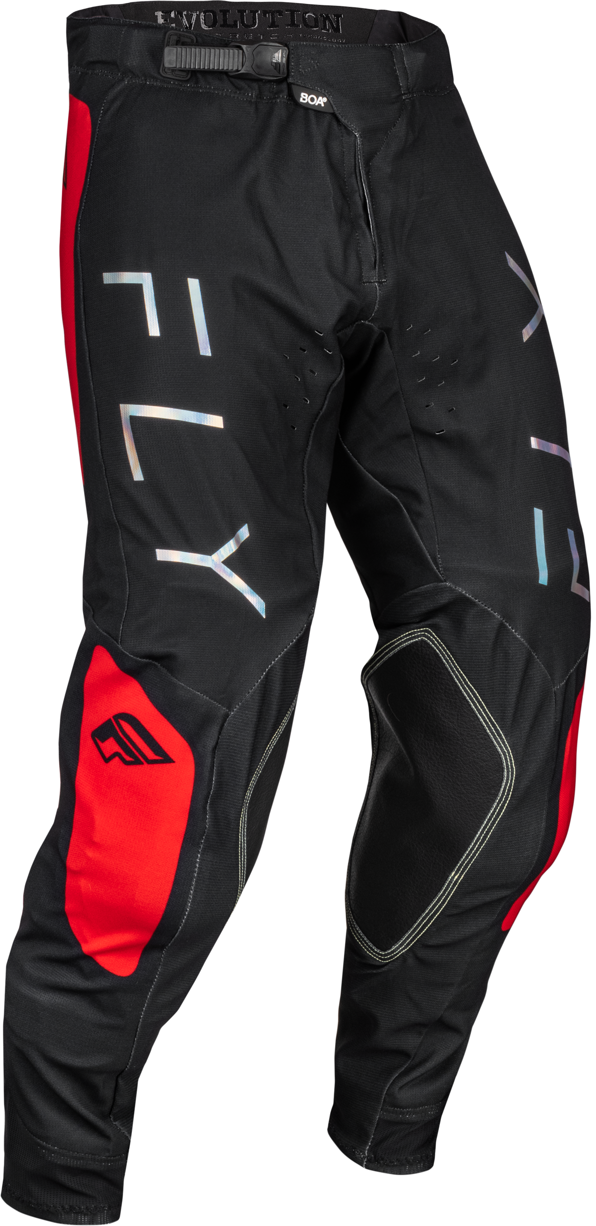 Fly Racing Evolution Dst Pants White/hi-vis Sz 38 - Black/Red / US 36 - Apparel Collection