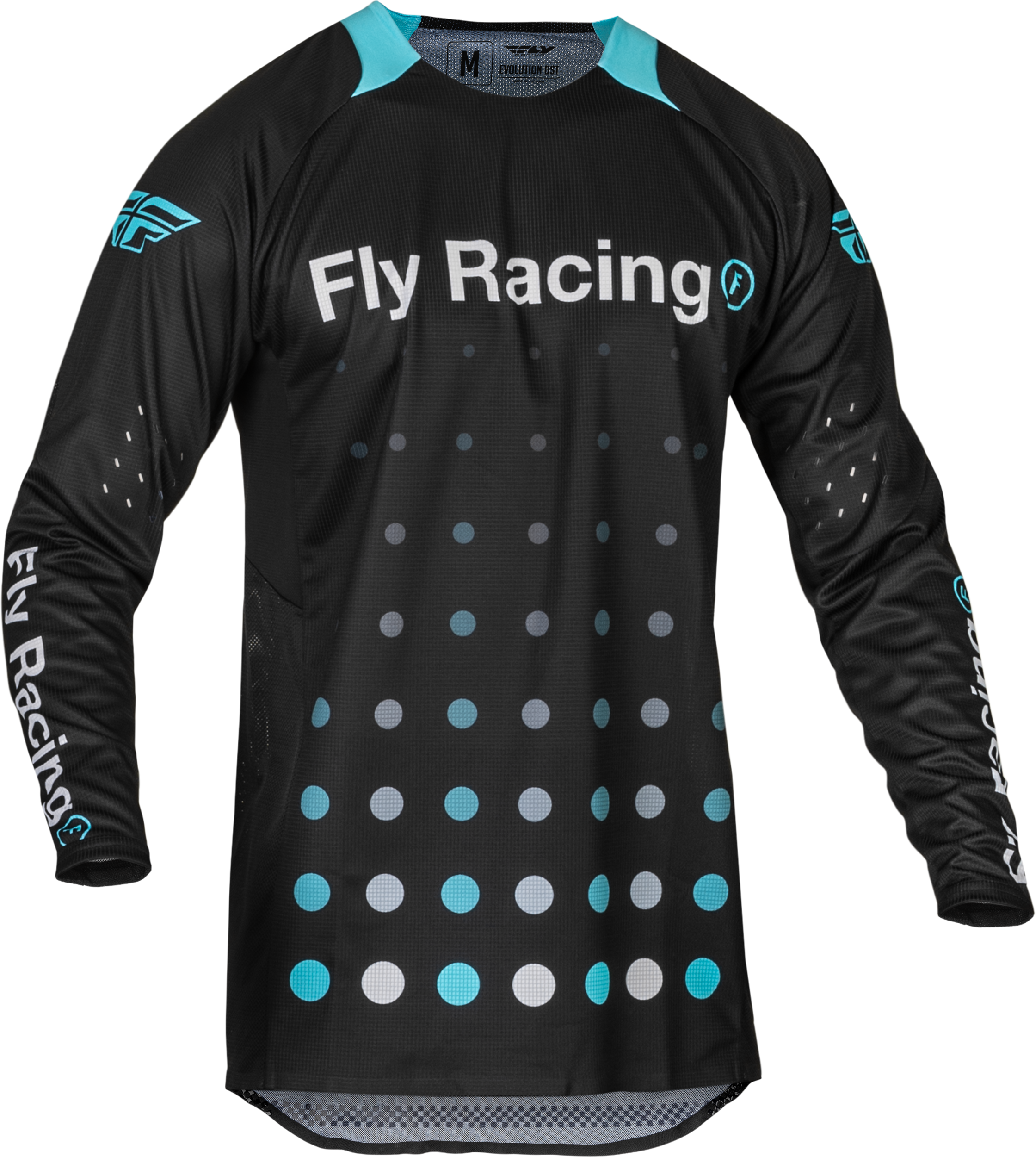 Fly Racing Evolution Dst Se Strobe Jersey Black/electric Blue Xl - Black/Electric / Small - Apparel Collection