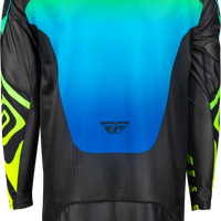 Fly Racing Evolution Dst Zen Jersey Black/blue/hi-vis Xl - Black/Blue/Hi-Vis Yellow / 2X-Large