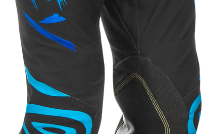 Fly Racing Evolution Dst Zen Pants Black/blue/hi-vis Sz 38 - Black/Blue/Hi-Vis Yellow / US 30