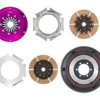 Exedy 1986-1989 Mazda RX-7 R2 Hyper Twin Cerametallic Clutch Sprung Center Disc Push Type Cove - Drivetrain