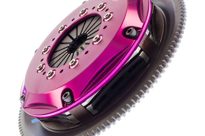 Exedy 1986-1989 Mazda RX-7 R2 Hyper Twin Cerametallic Clutch Sprung Center Disc Push Type Cove - Drivetrain