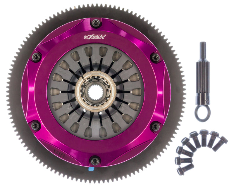 Exedy 2004-2014 Subaru Impreza WRX STI H4 Hyper Triple Cerametallic Clutch Rigid Disc Pull Type - Drivetrain