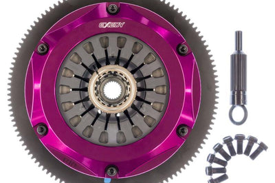 Exedy 2004-2014 Subaru Impreza WRX STI H4 Hyper Triple Cerametallic Clutch Rigid Disc Pull Type - Drivetrain