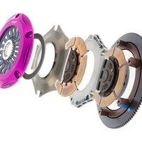 Exedy 2004-2014 Subaru Impreza WRX STI H4 Hyper Twin Cerametallic Clutch Sprung Center Disc Pull - Drivetrain