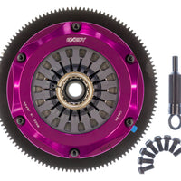 Exedy 2004-2014 Subaru Impreza WRX STI H4 Hyper Twin Cerametallic Clutch Sprung Center Disc Pull - Drivetrain