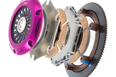 Exedy 2004-2014 Subaru Impreza WRX STI H4 Hyper Twin Cerametallic Clutch Sprung Disc Pull Type - Drivetrain
